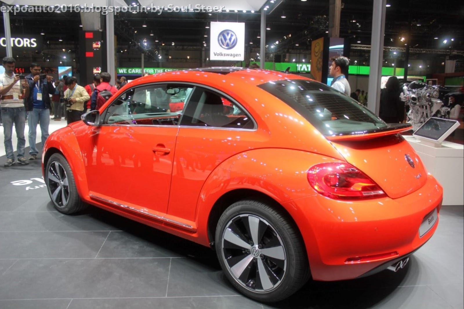 Orange Volkswagen Beetle